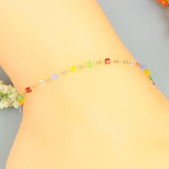 Handmade Anklet – A Stylish Choice for Women, Thoughtful Gift Idea, EVCH1415 - Picture 1 of 10